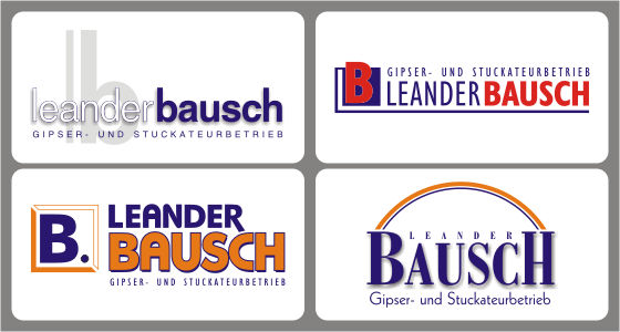 Logo-Entwürfe Leander Bausch