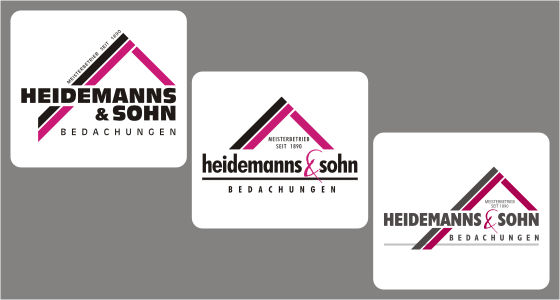 Logo-Entwürfe Heidemanns & Sohn