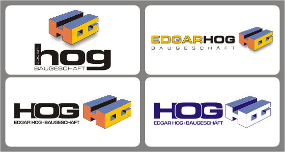 Logo-Entwürfe Edgar Hog