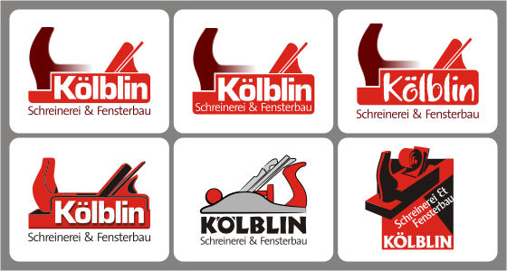 Logo-Entwürfe Kölblin Schreinerei