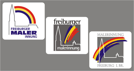 Logo-Entwürfe Malerinnung Freiburg