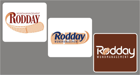 Logo-Entwürfe Rodday Wundmanagement