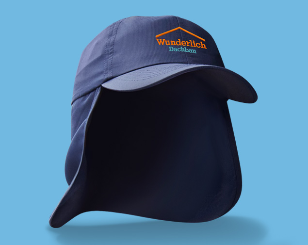 Cap mit Nackenschutz
